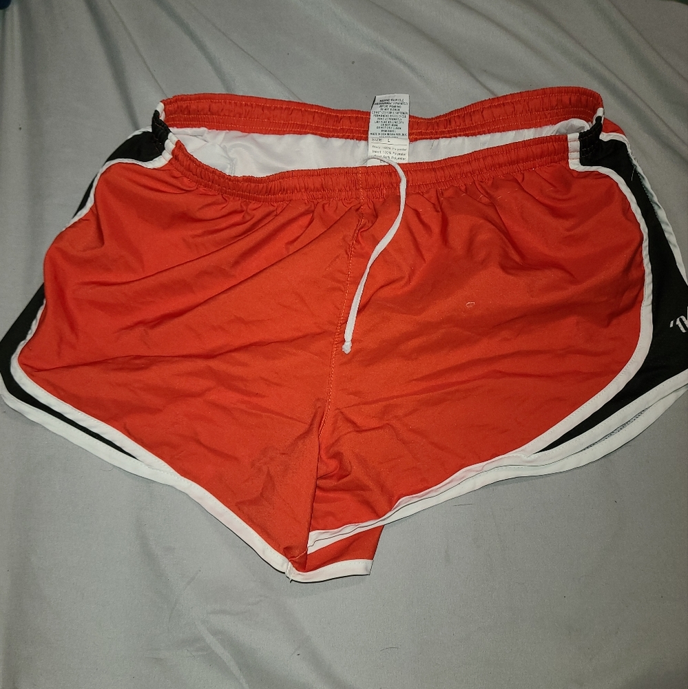 Orange and Black Varsity Cheer Shorts